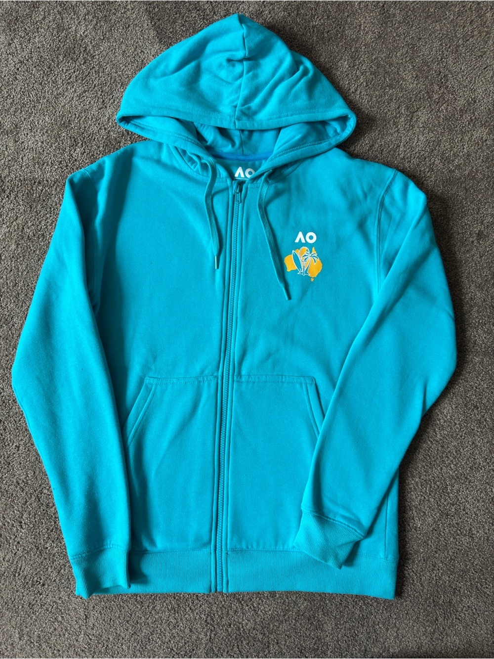 Australian open zip up